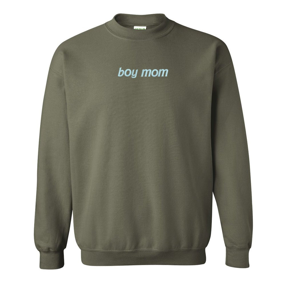 'Boy Mom' Crewneck Sweatshirt