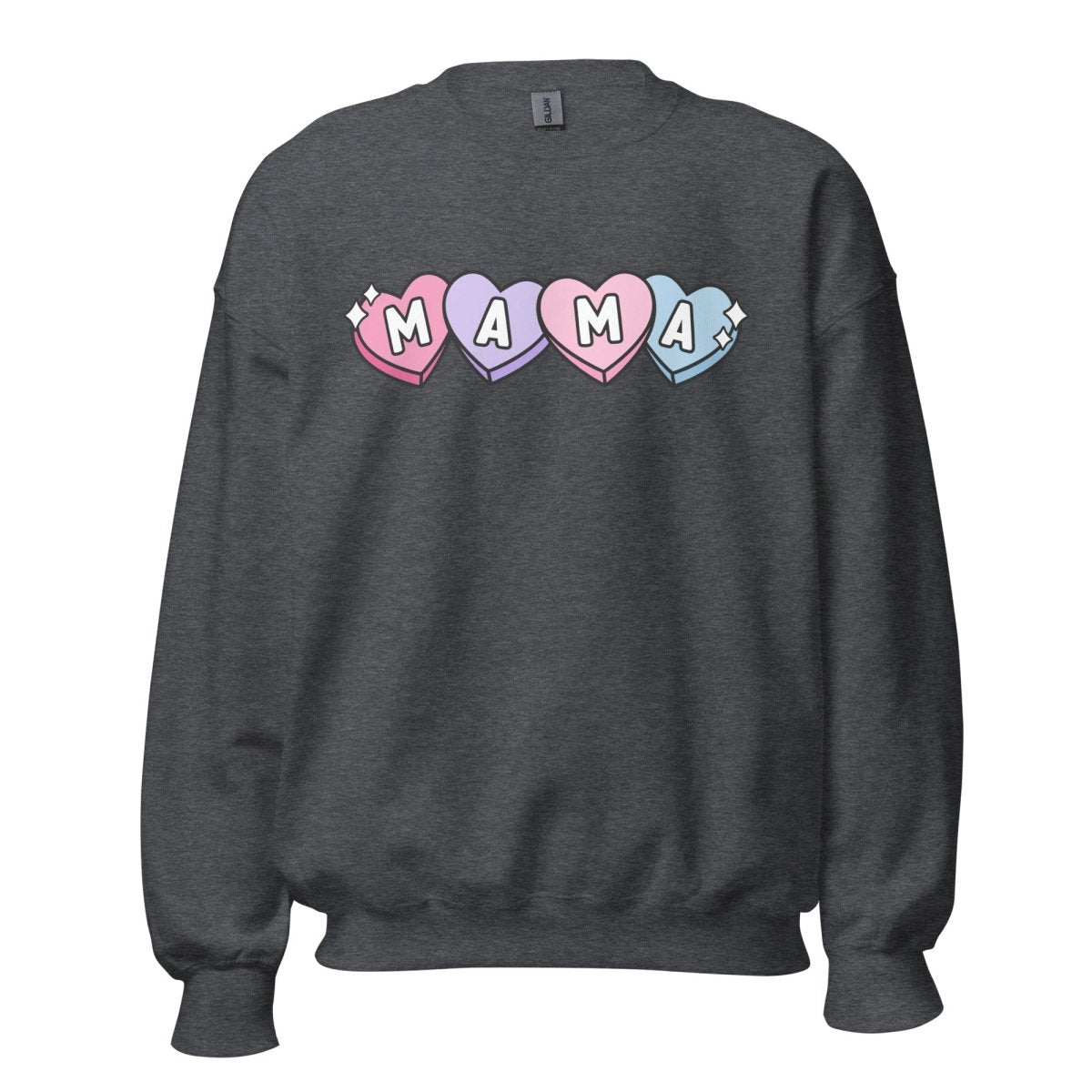 'Candy Hearts Mama' Crewneck Sweatshirt