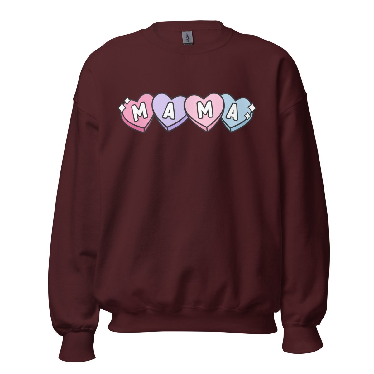 'Candy Hearts Mama' Crewneck Sweatshirt
