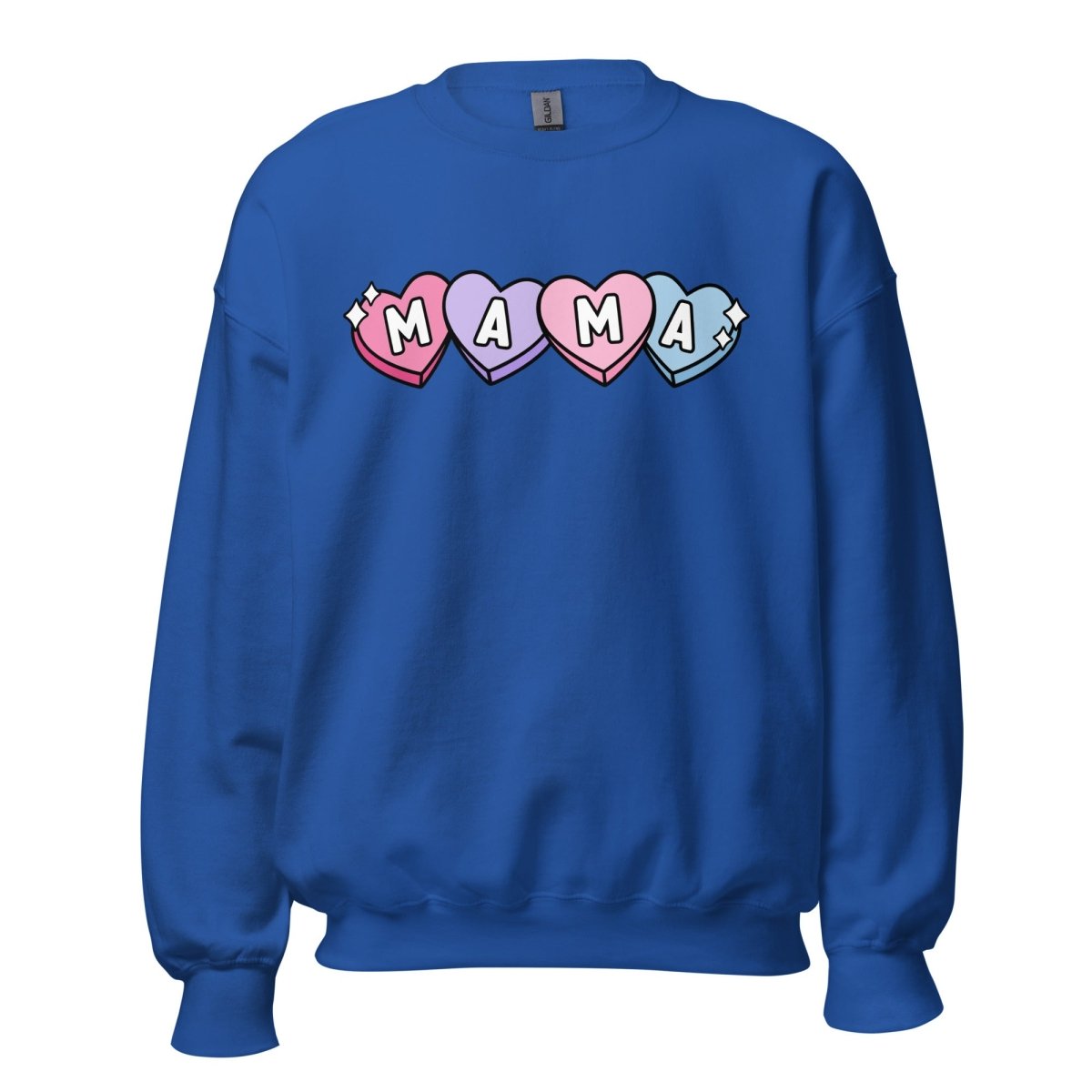 'Candy Hearts Mama' Crewneck Sweatshirt