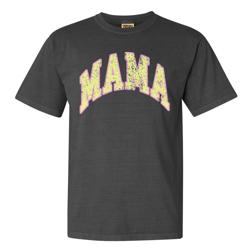 'Distressed Varsity Mama' T-Shirt