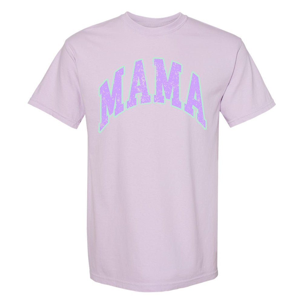 'Distressed Varsity Mama' T-Shirt