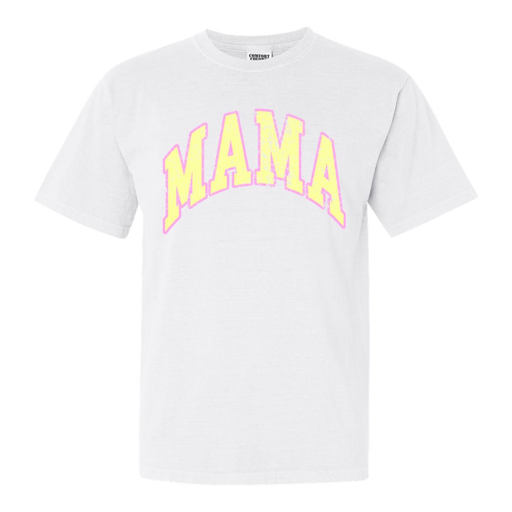 'Distressed Varsity Mama' T-Shirt