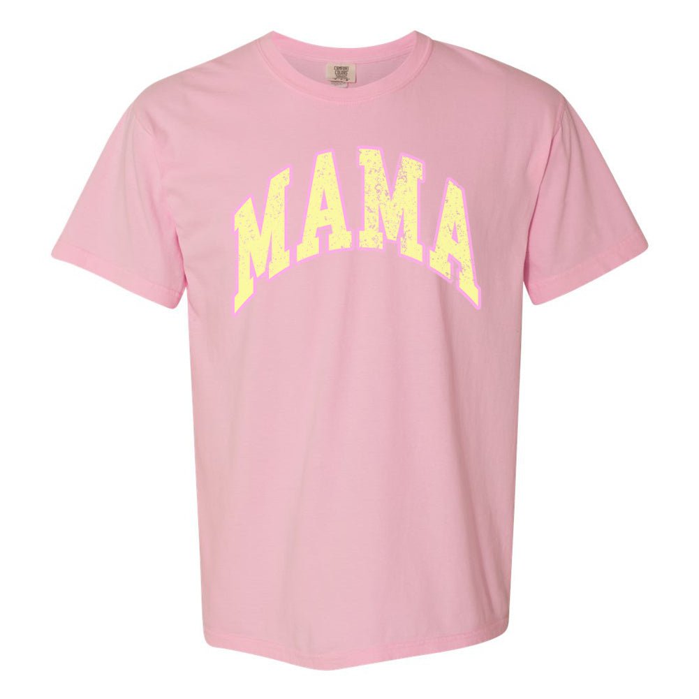 'Distressed Varsity Mama' T-Shirt
