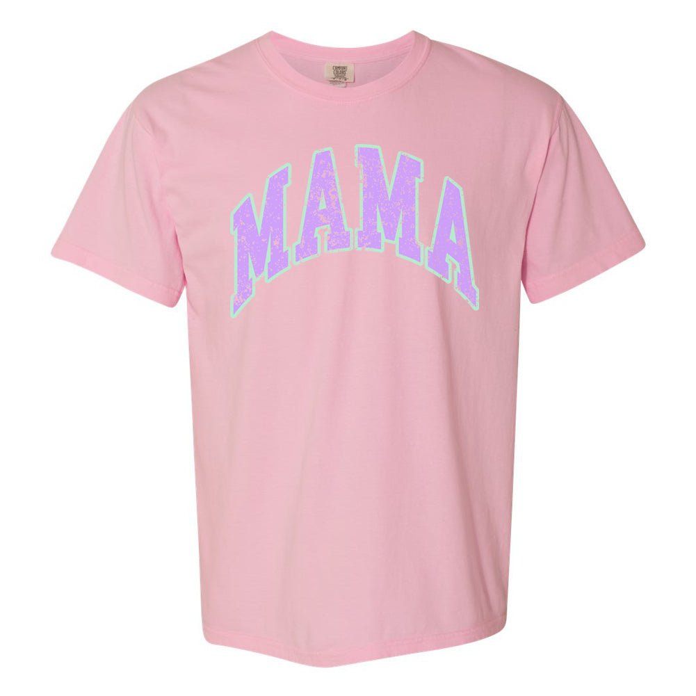 'Distressed Varsity Mama' T-Shirt