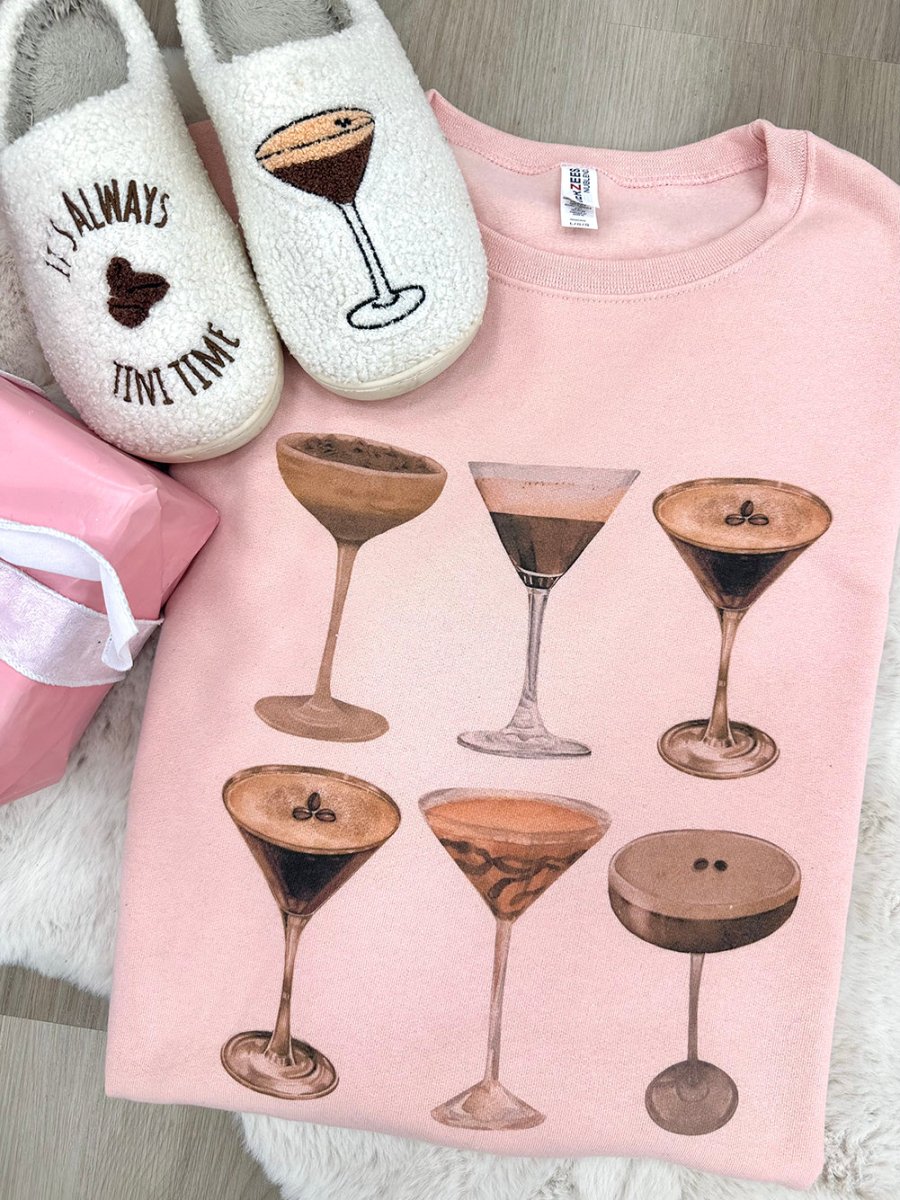 'Espresso Martini' Crewneck Sweatshirt