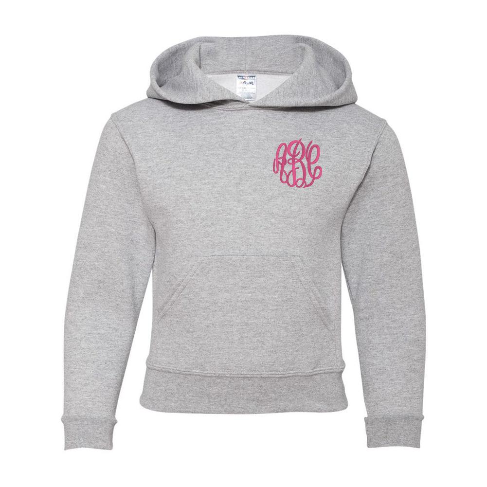 Kids Monogrammed Hooded Sweatshirt