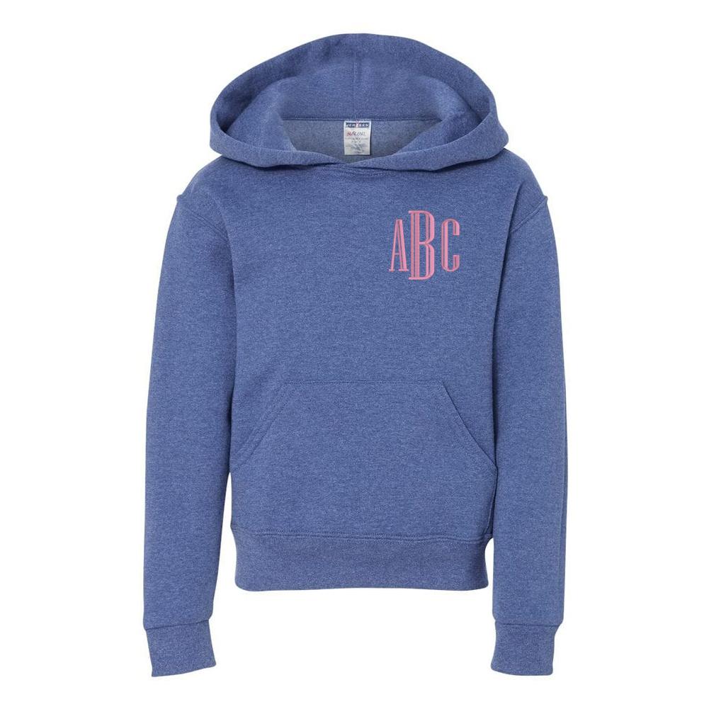 Kids Monogrammed Hooded Sweatshirt