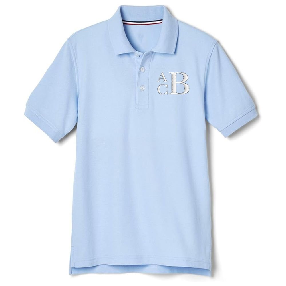 Kids Monogrammed Polo