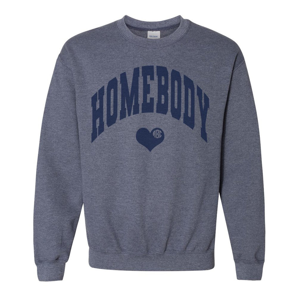 Monogrammed 'Homebody' Crewneck Sweatshirt