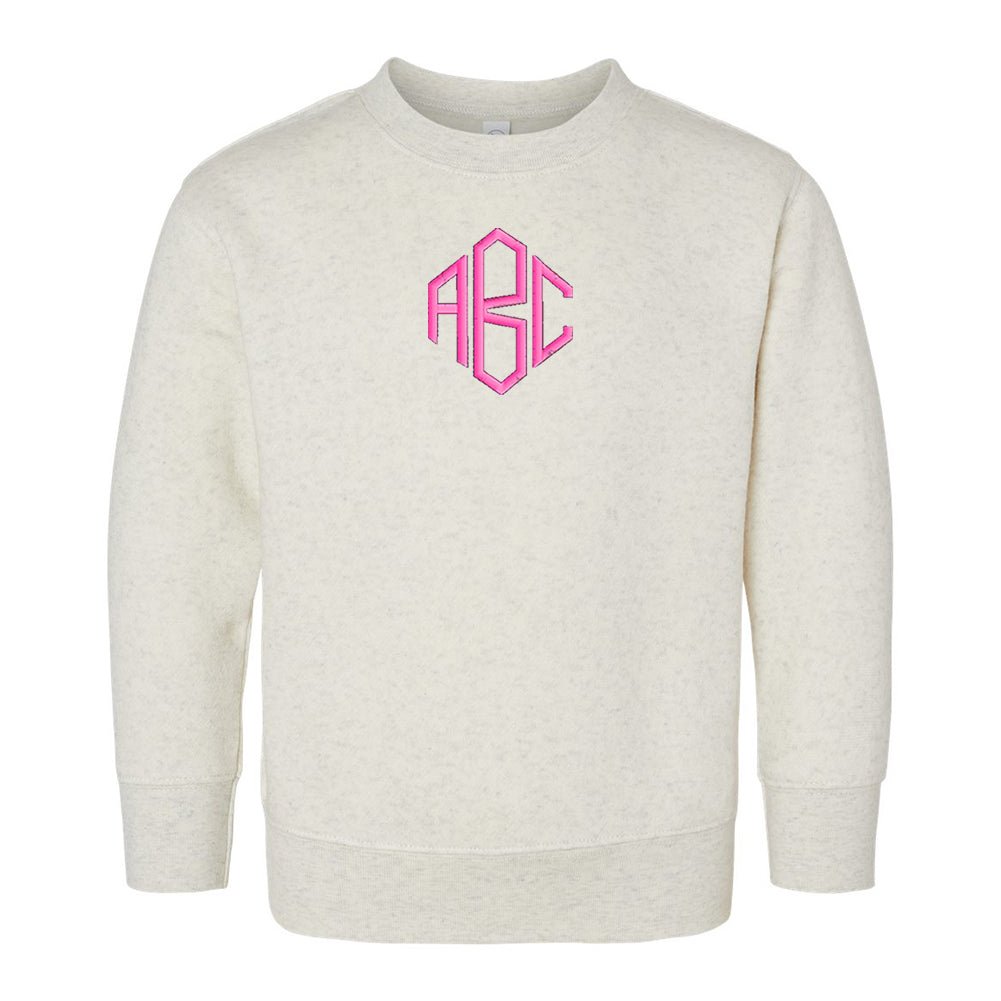 Toddler Monogrammed Crewneck Sweatshirt